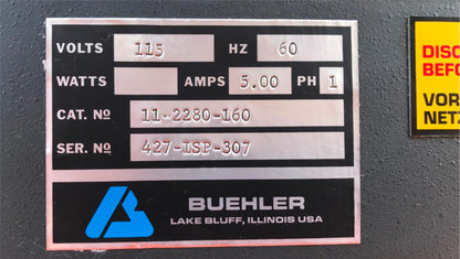 BUEHLER ISOMET PLUS THIN SECTIONING CATEGORY 11-2280-160 WATCH VIDEO FREE SHIP