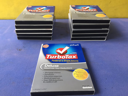 TURBOTAX DELUXE FEDERAL & STATE RETURNS 2011 FREE SHIPPING