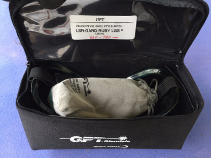 GPT GLENDALE DALLOZ SAFETY GOGGLES GPT LASER GARD PROTECTION RUBY LGS MADEIN USA