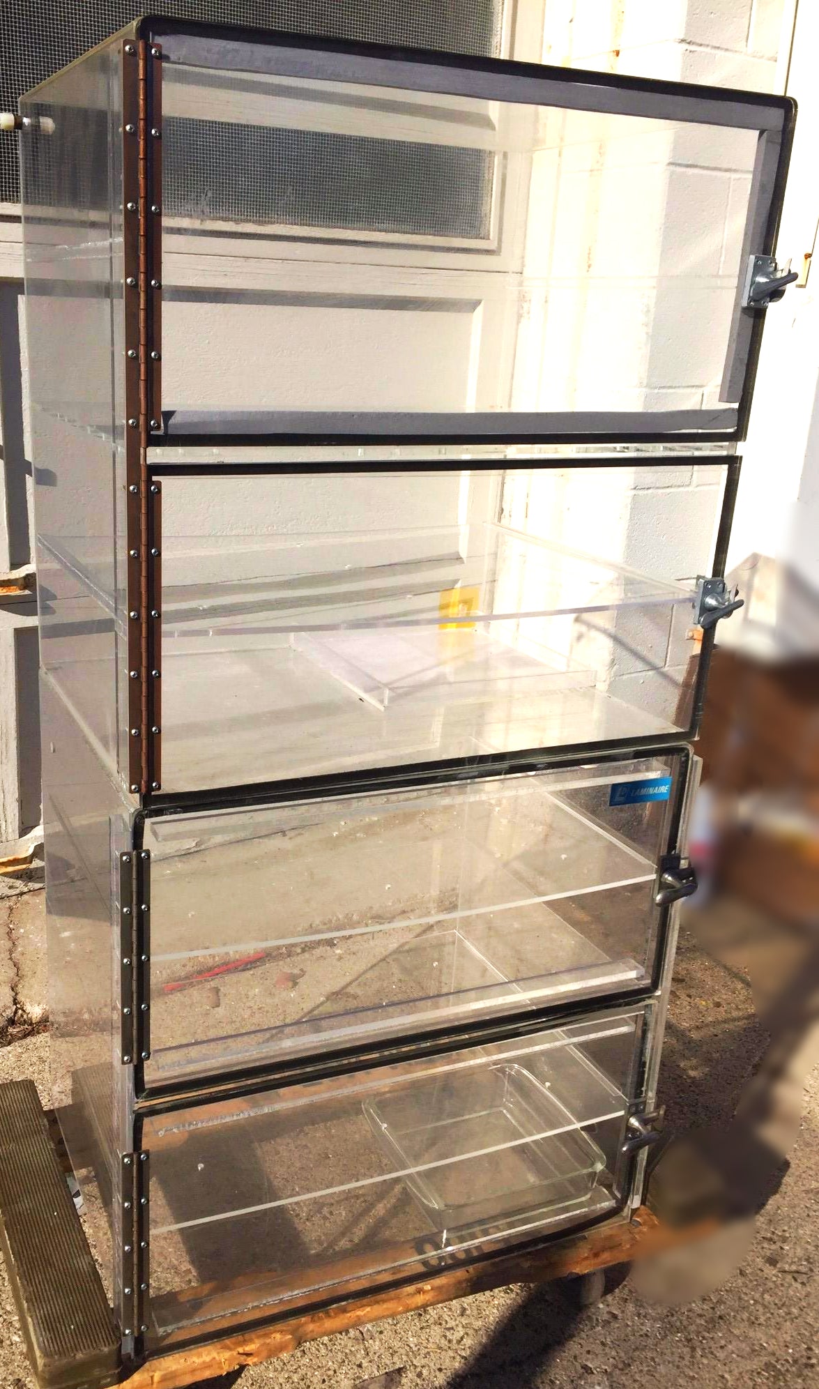 LAMINAIRE DESICCATOR CABINET 48" high x 24"wide x 17"deep Great Condit FREE SHIP