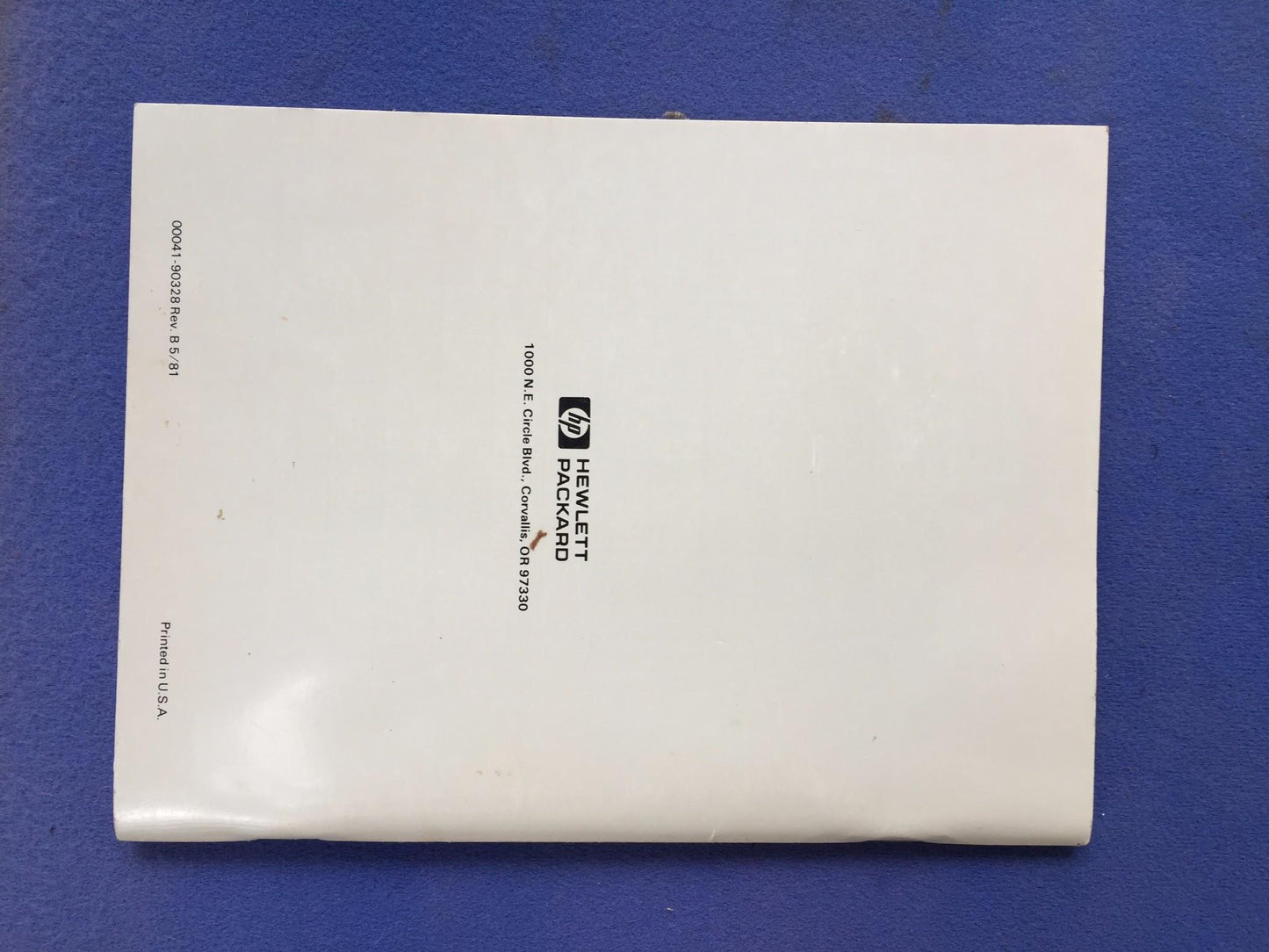HP-41C/41CV OWNER's HANDBOOK & PROGRAMMING GUIDE OPERATING MANUAL FREE SHIPPING