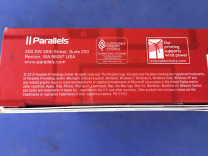 PARALLELS DESKTOP 8 RUN WINDOWS ON YOUR MAC 2012 FREE SHIPPING