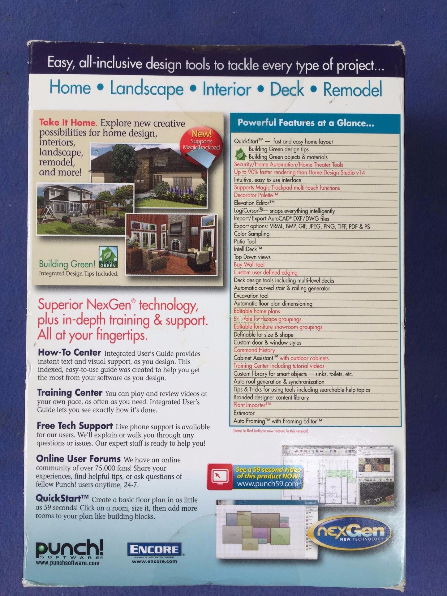 PUNCH HOME & LANDSCAPE DESIGN STUDIO FOR THE MAC 2010 FREE SHIPPING