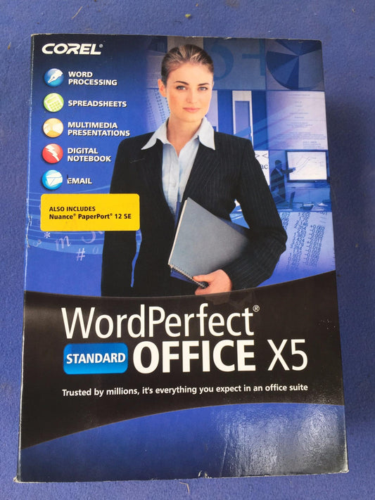 COREL WORDPERFECT OFFICE X5 HOME STUDENT 2010 FREE SHIPPING