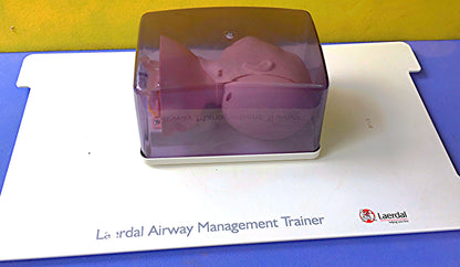 EXCELLENT LAERDAL MANIKIN Airway Management Trainer with Tray & Cover FREE SHIP
