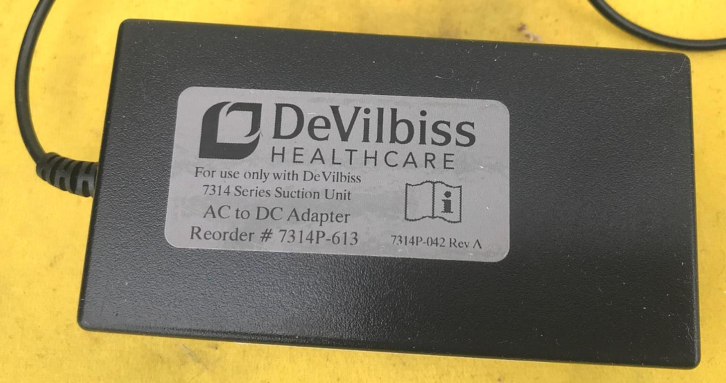 DEVILBISS VACU-AIDE® QSU QUIET SUCTION 7314PD PULMONARY PUMP WATCHVIDEO FREESHIP