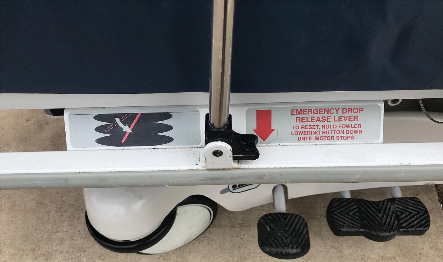 STRYKER 1550 ELECTRIC HOSPITAL EMERGENCY TRANSPORT GURNEY STRETCHER WATCH VIDEO