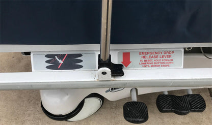 STRYKER 1550 ELECTRIC HOSPITAL EMERGENCY TRANSPORT GURNEY STRETCHER WATCH VIDEO