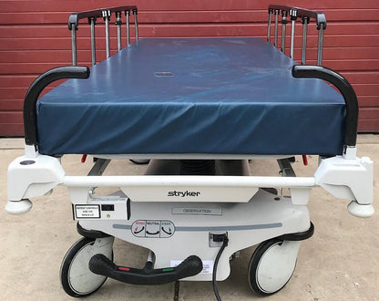 STRYKER 1550 ELECTRIC HOSPITAL EMERGENCY TRANSPORT GURNEY STRETCHER WATCH VIDEO