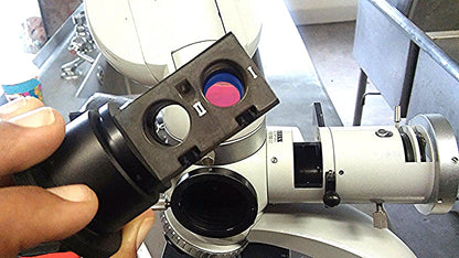 ZEISS FLUORESCENT FLUORESCENCE INSPECTION MICROSCOPE 3 OBJECTIVES WORKSPERFECTLY
