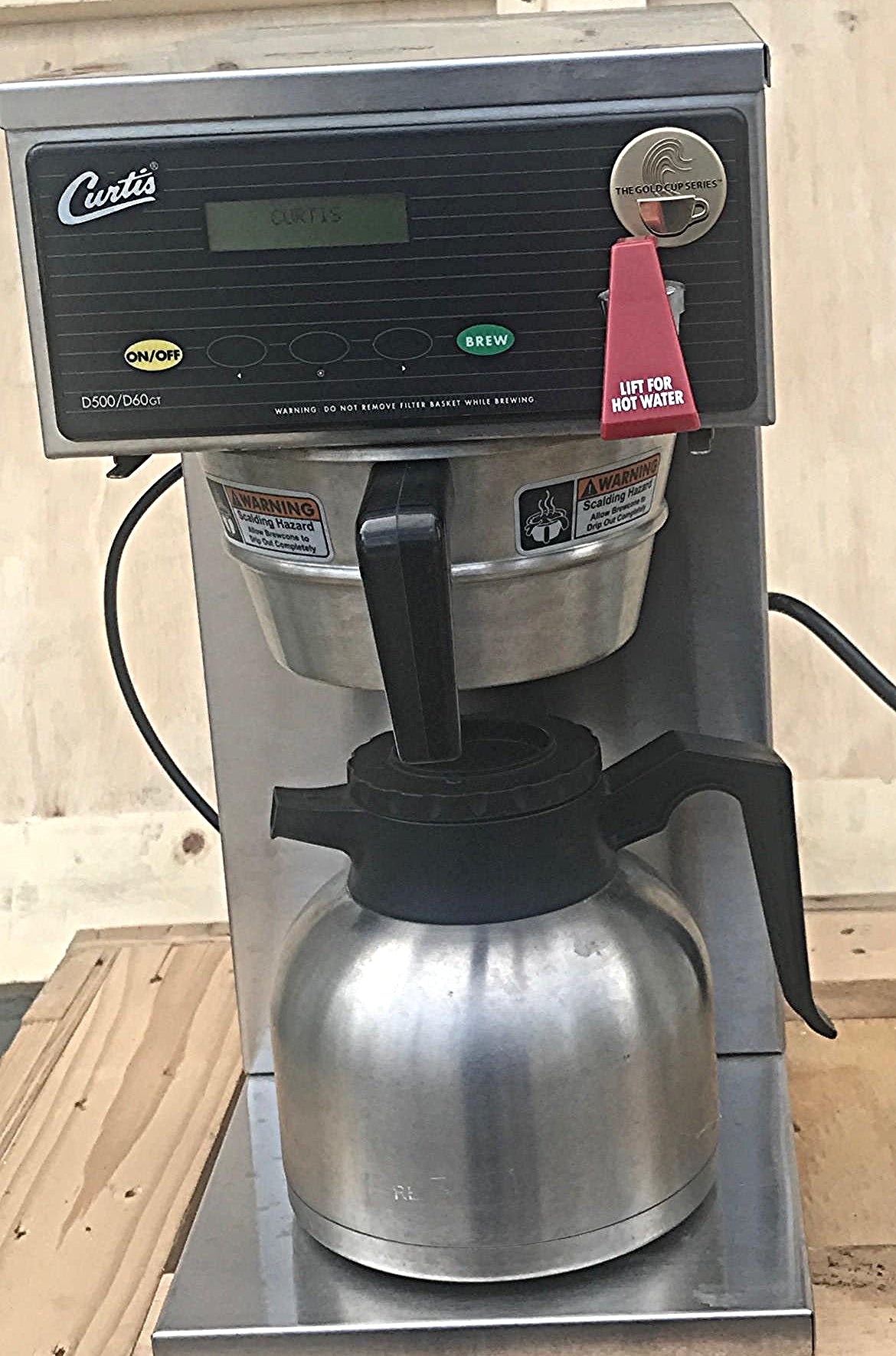 Curtis G3 Thermal Decanter Single Low Profile Brewer MODEL D60GT12A000 FREE SHIP