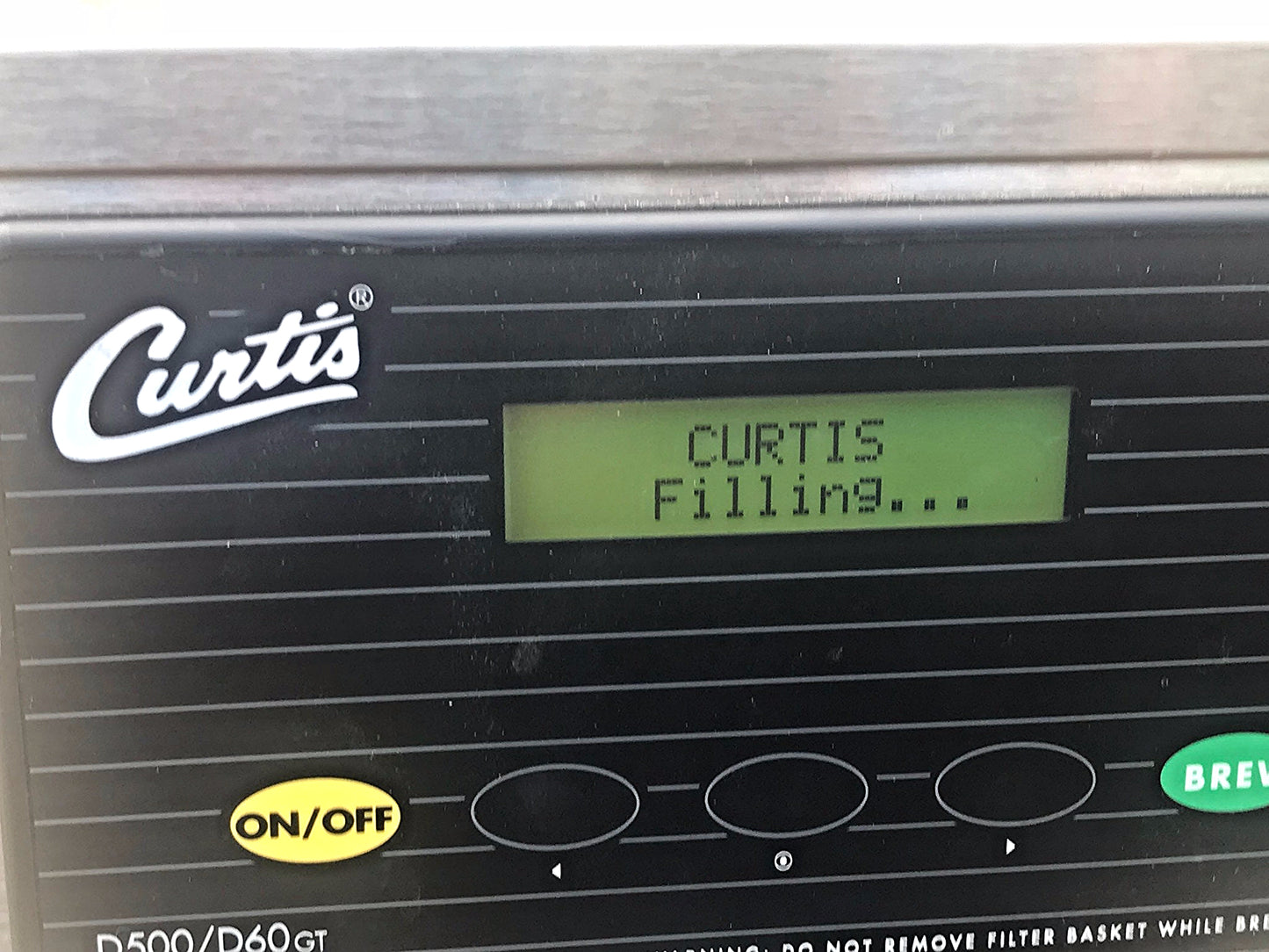 Curtis G3 Thermal Decanter Single Low Profile Brewer MODEL D60GT12A000 FREE SHIP