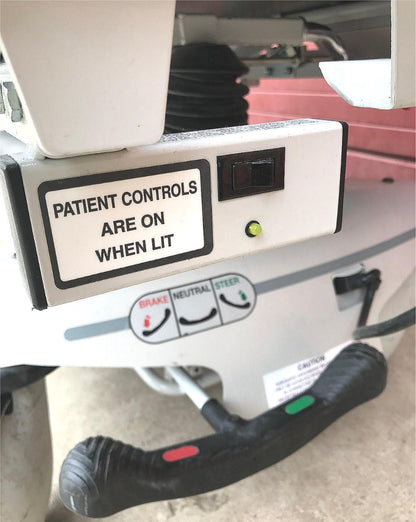 STRYKER 1550 ELECTRIC HOSPITAL EMERGENCY TRANSPORT GURNEY STRETCHER WATCH VIDEO