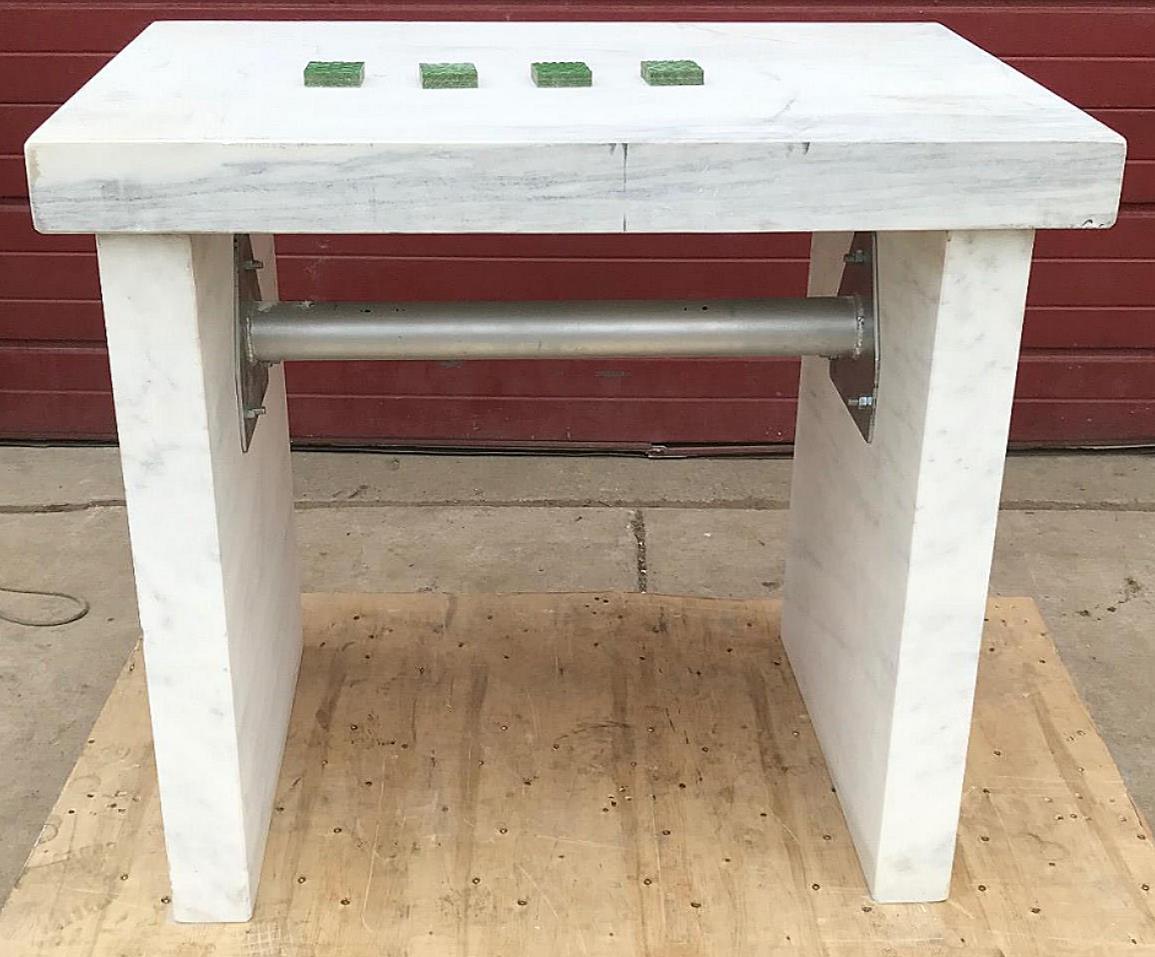 "PERFECT NO CHIPs" 35"x 24" x 31" TERRAZO GRANITE ANTI VIBRATION ISOLATION TABLE