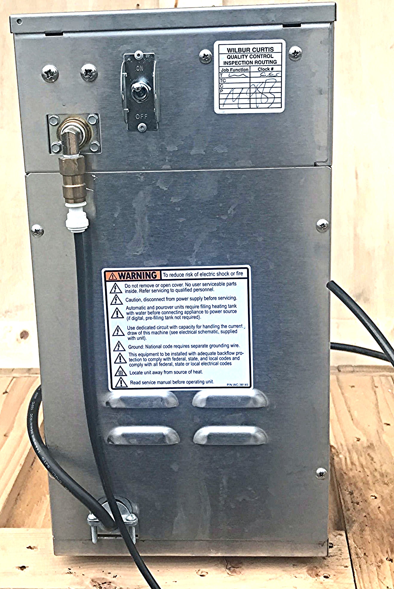 Curtis G3 Thermal Decanter Single Low Profile Brewer MODEL D60GT12A000 FREE SHIP