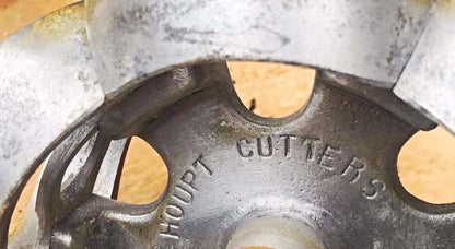 3" HOUPT OLNEY REVOLVING METAL DOUGHNUT COOKIE CUTTER ROLLER ONE ROLL FREE SHIP