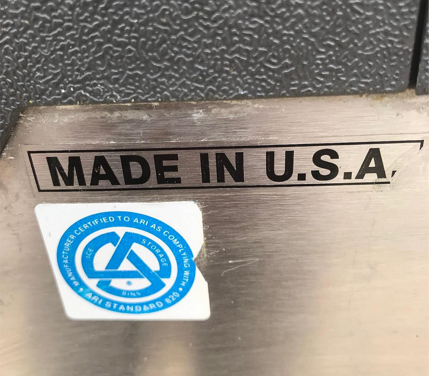 MANITOWOC QY0604A 690lbs/Day HALF DICE AIR COOLED ICE MAKER & S570 BIN FREE SHIP