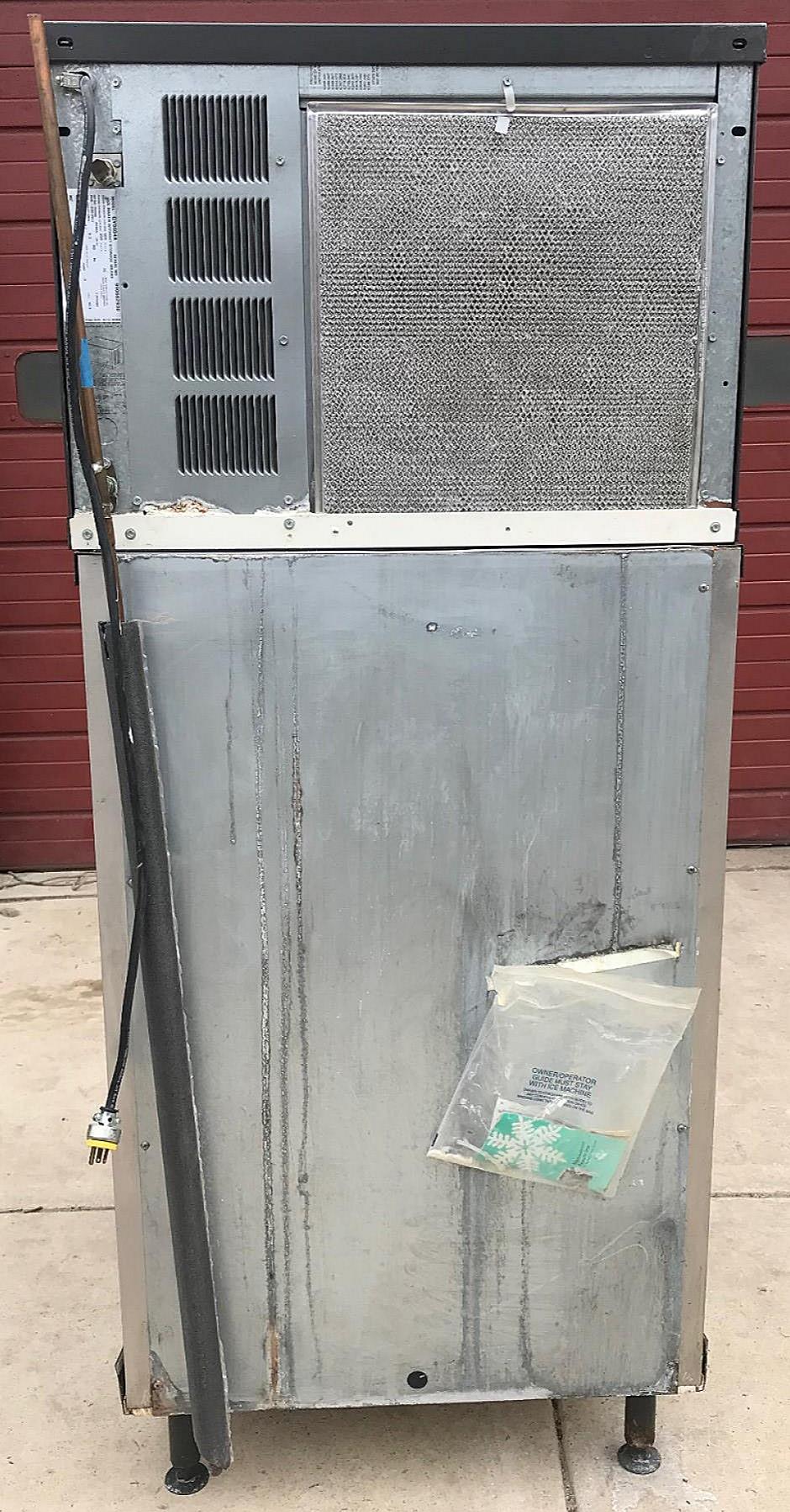 MANITOWOC QY0604A 690lbs/Day HALF DICE AIR COOLED ICE MAKER & S570 BIN FREE SHIP