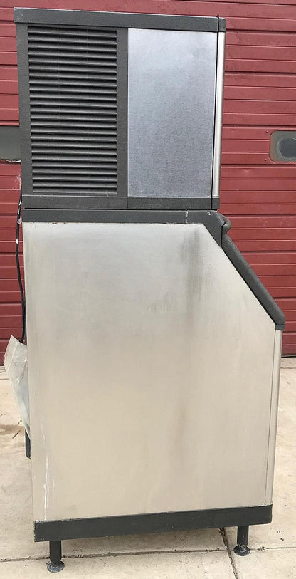 MANITOWOC QY0604A 690lbs/Day HALF DICE AIR COOLED ICE MAKER & S570 BIN FREE SHIP