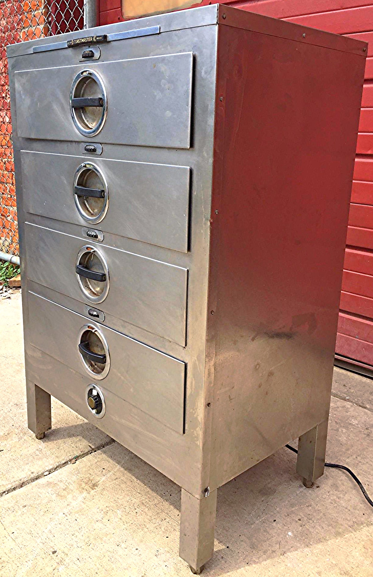 FREE STANDING 4 DRAWER TOASTMASTER HOT FOOD SERVER MODEL 308-4 PERFECT FREESHIP