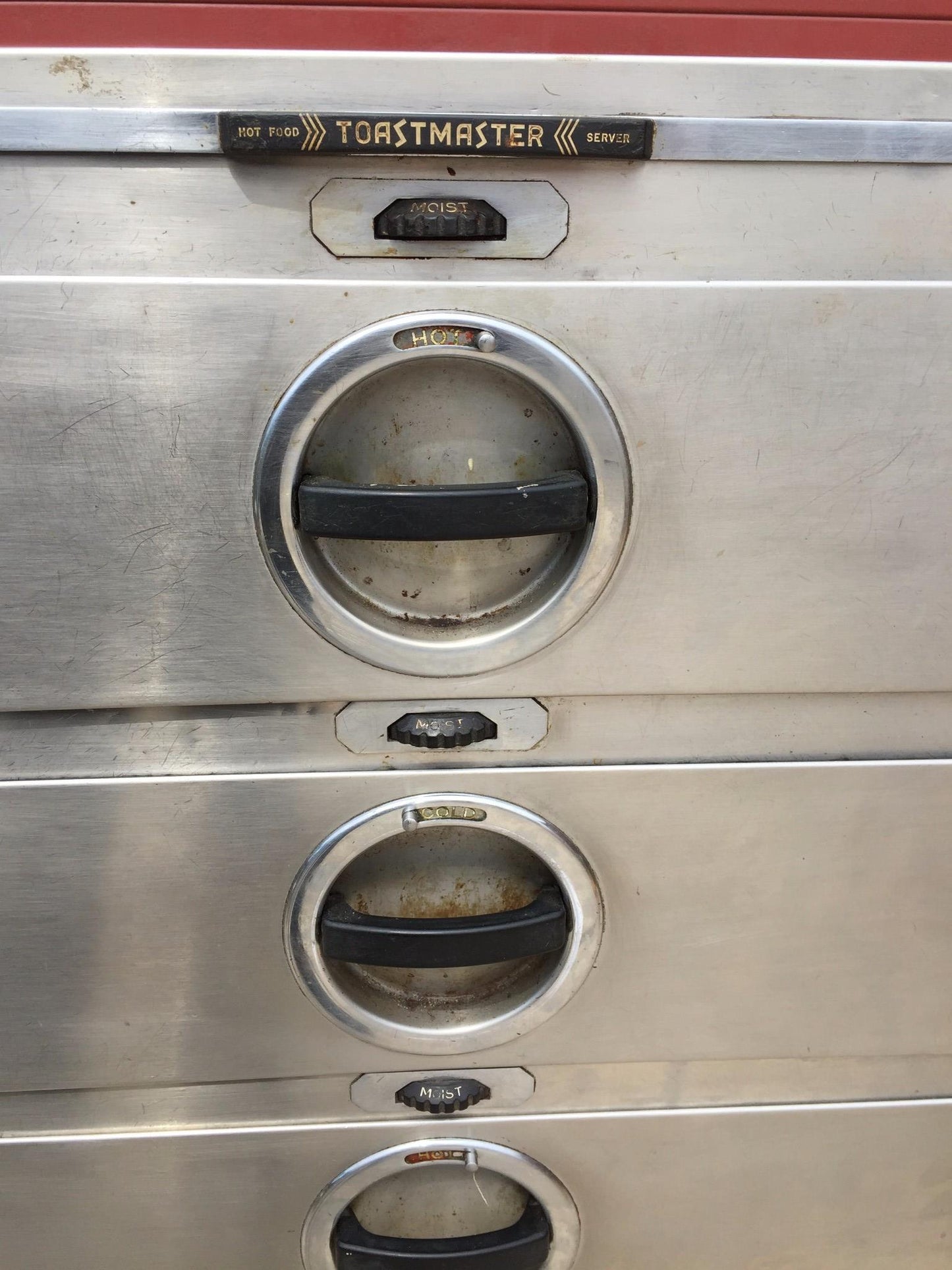 FREE STANDING 4 DRAWER TOASTMASTER HOT FOOD SERVER MODEL 308-4 PERFECT FREESHIP