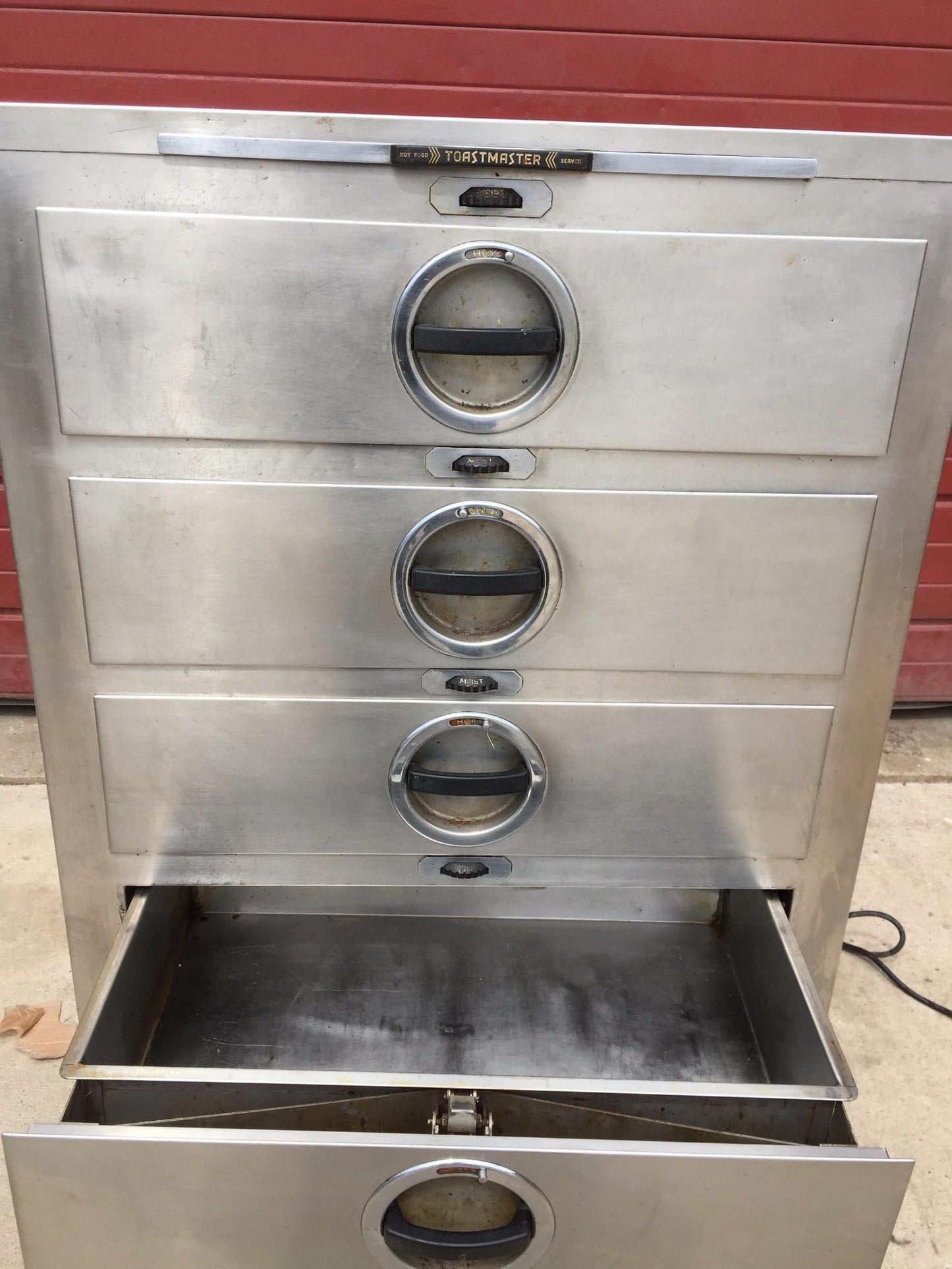 FREE STANDING 4 DRAWER TOASTMASTER HOT FOOD SERVER MODEL 308-4 PERFECT FREESHIP