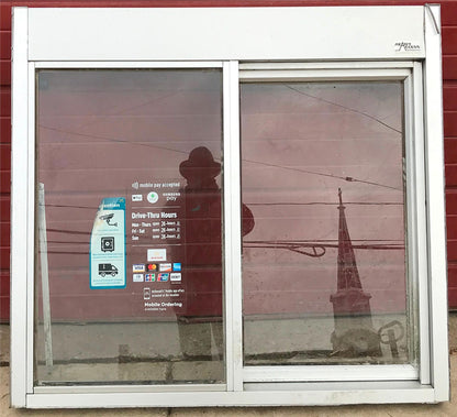 RETAIL READY ACCESS 275 SINGLE PANEL SLIDING PASS DRIVE THRU TRANSACTION WINDOW