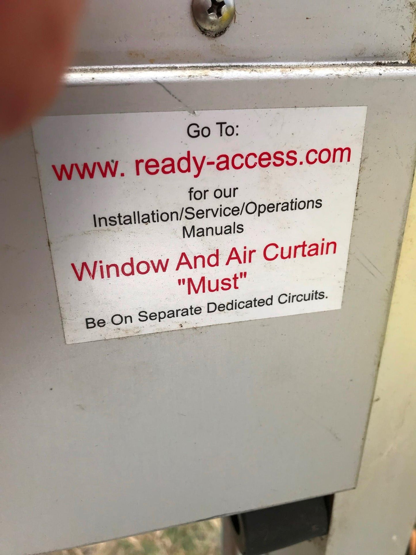 RETAIL READY ACCESS 275 SINGLE PANEL SLIDING PASS DRIVE THRU TRANSACTION WINDOW