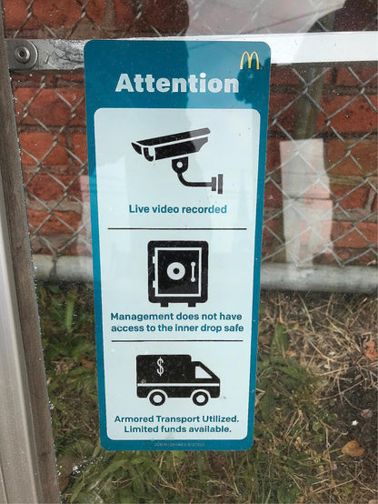 RETAIL READY ACCESS 275 SINGLE PANEL SLIDING PASS DRIVE THRU TRANSACTION WINDOW