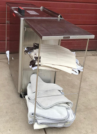 CHATTANOOGA HYDROCOLLATOR HOT PACK HEATER MODEL M2 Pac & 2 ORIGINAL SIDE TABLES