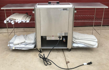 CHATTANOOGA HYDROCOLLATOR HOT PACK HEATER MODEL M2 Pac & 2 ORIGINAL SIDE TABLES