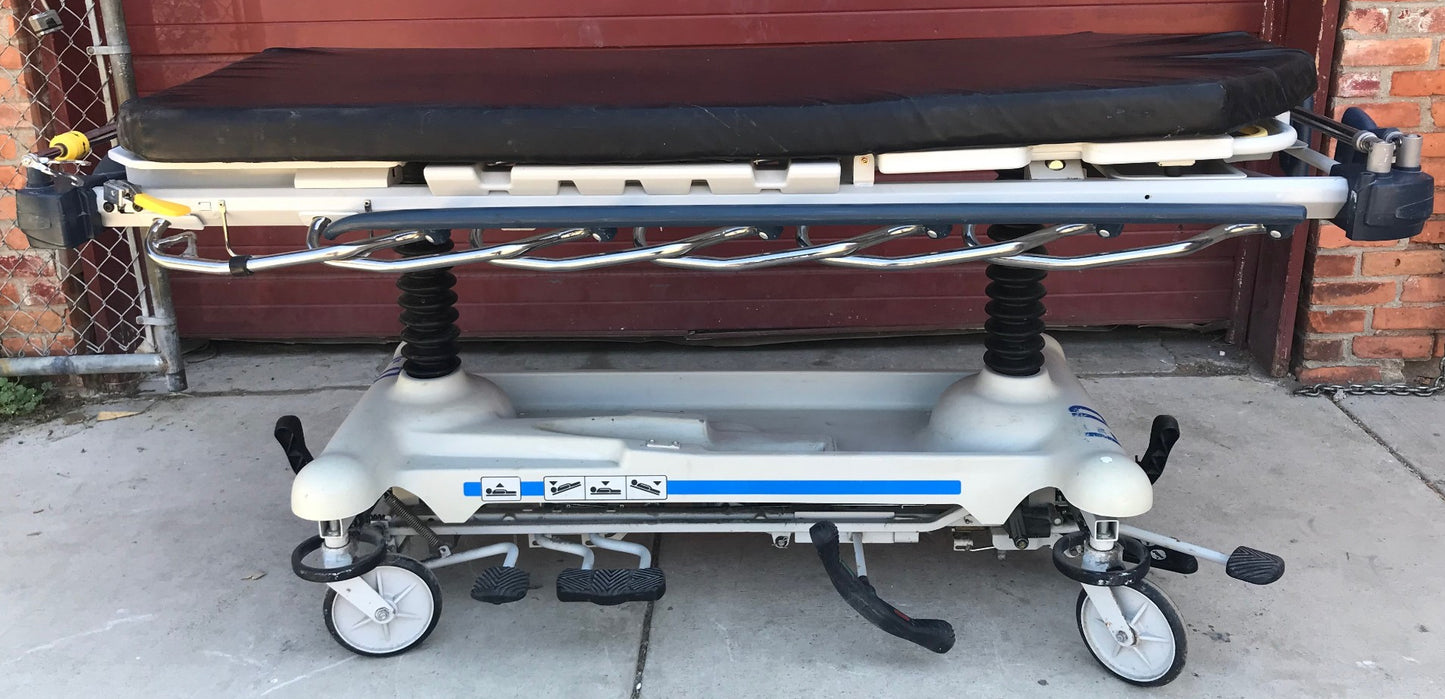 STRYKER 1711 RENAISSANCE HOSPITAL EMERGENCY GURNEY BED STRETCHER CLINIC FREESHIP