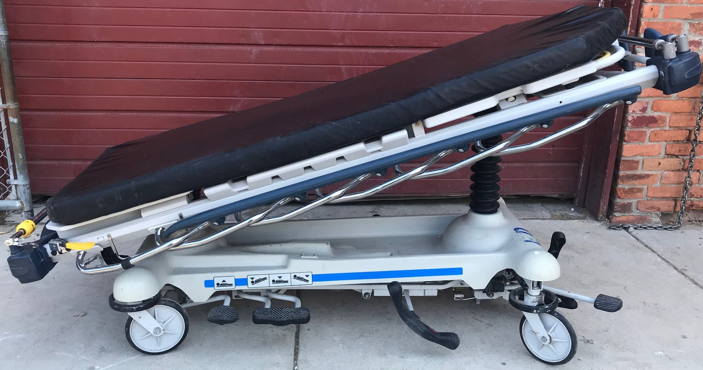 STRYKER 1711 RENAISSANCE HOSPITAL EMERGENCY GURNEY BED STRETCHER CLINIC FREESHIP