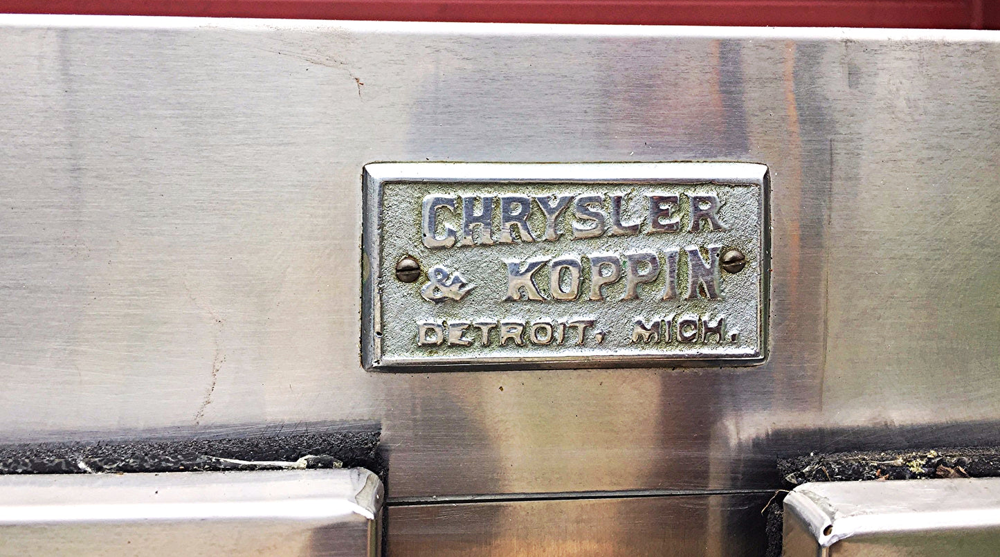RARE VINTAGE CHRYSLER & KOPPIN REFRIGERATOR & COMPRESSOR 60"w 77"h 27"d FREESHIP