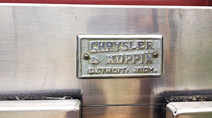 RARE VINTAGE CHRYSLER & KOPPIN REFRIGERATOR & COMPRESSOR 60"w 77"h 27"d FREESHIP