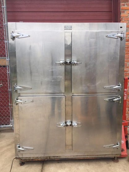 RARE VINTAGE CHRYSLER & KOPPIN REFRIGERATOR & COMPRESSOR 60"w 77"h 27"d FREESHIP