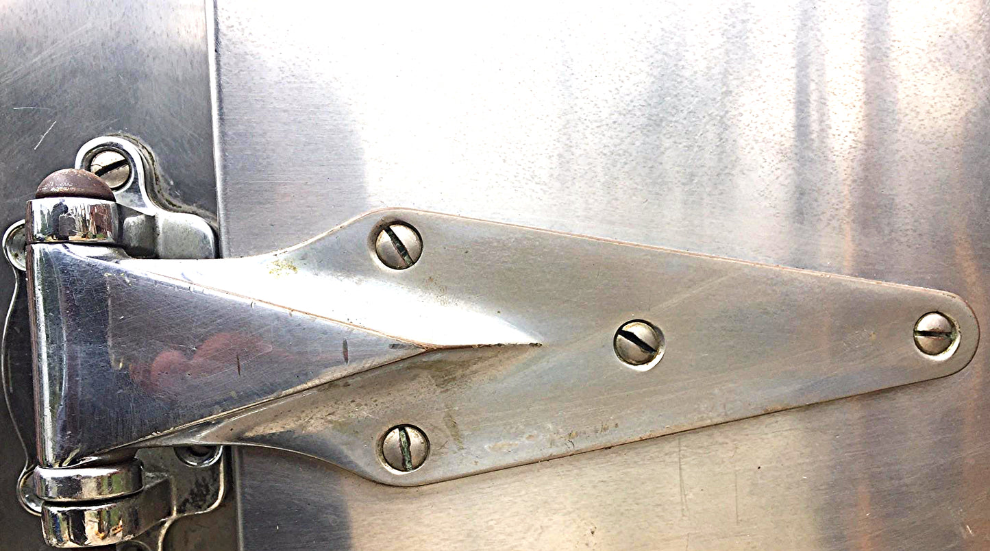 RARE VINTAGE CHRYSLER & KOPPIN REFRIGERATOR & COMPRESSOR 60"w 77"h 27"d FREESHIP