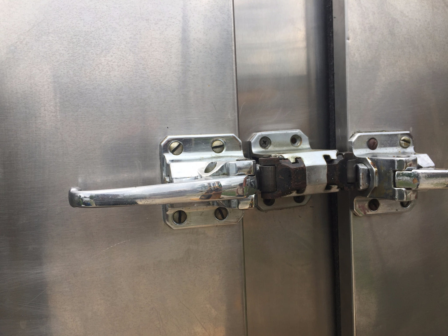 RARE VINTAGE CHRYSLER & KOPPIN REFRIGERATOR & COMPRESSOR 60"w 77"h 27"d FREESHIP