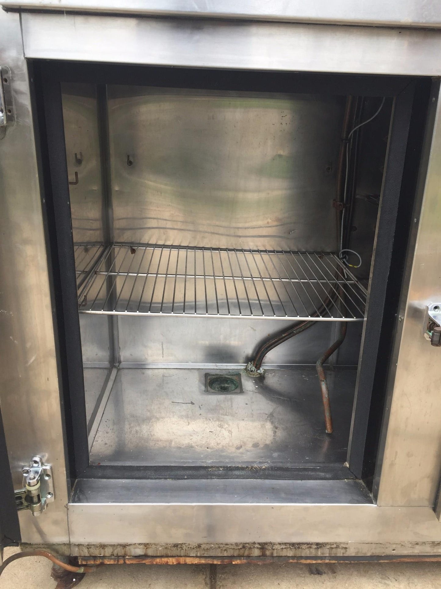 RARE VINTAGE CHRYSLER & KOPPIN REFRIGERATOR & COMPRESSOR 60"w 77"h 27"d FREESHIP