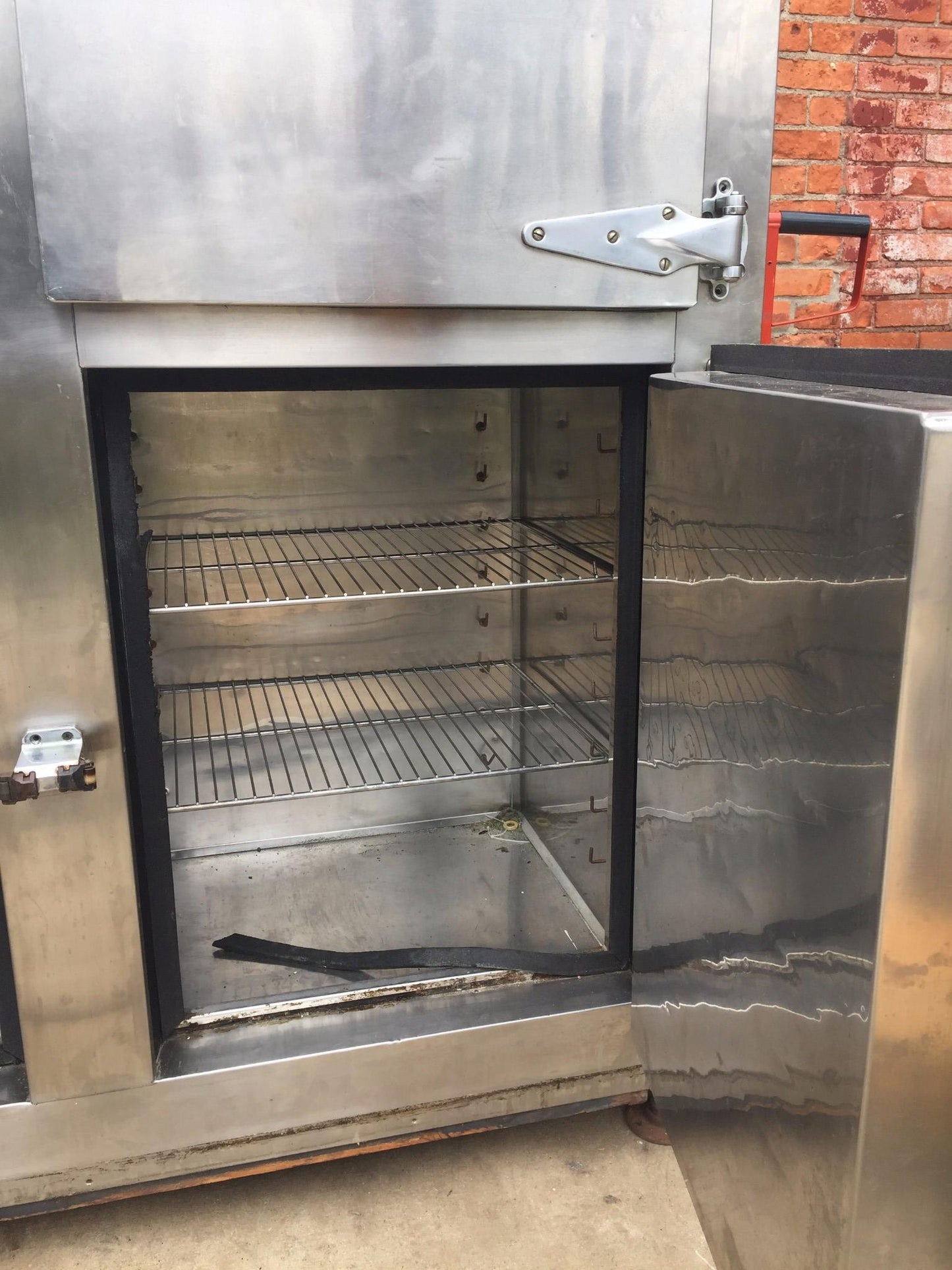 RARE VINTAGE CHRYSLER & KOPPIN REFRIGERATOR & COMPRESSOR 60"w 77"h 27"d FREESHIP