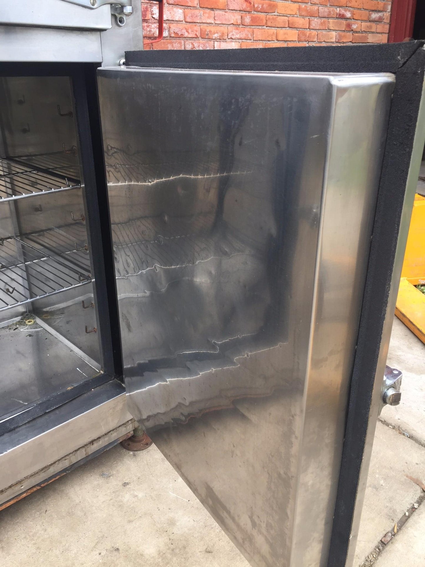 RARE VINTAGE CHRYSLER & KOPPIN REFRIGERATOR & COMPRESSOR 60"w 77"h 27"d FREESHIP