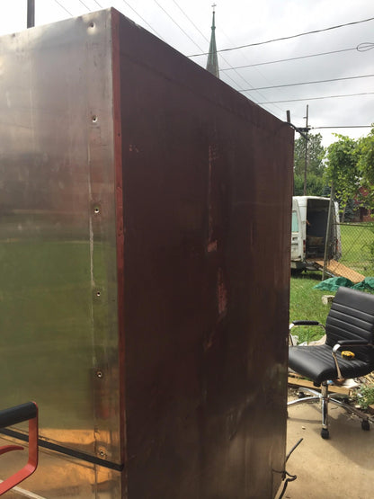 RARE VINTAGE CHRYSLER & KOPPIN REFRIGERATOR & COMPRESSOR 60"w 77"h 27"d FREESHIP