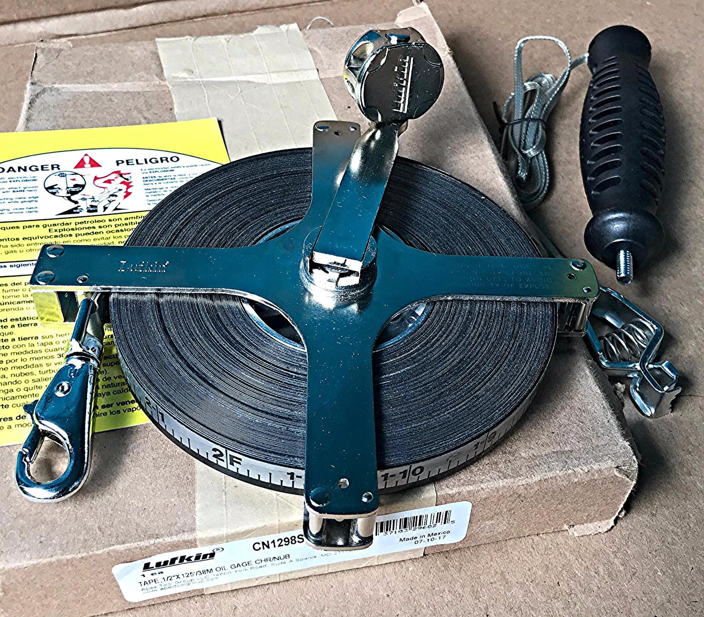 LUFKIN CN1298SME590N Peerles Surveying Tape Measure Atlas Chrome Clad® FREE SHIP