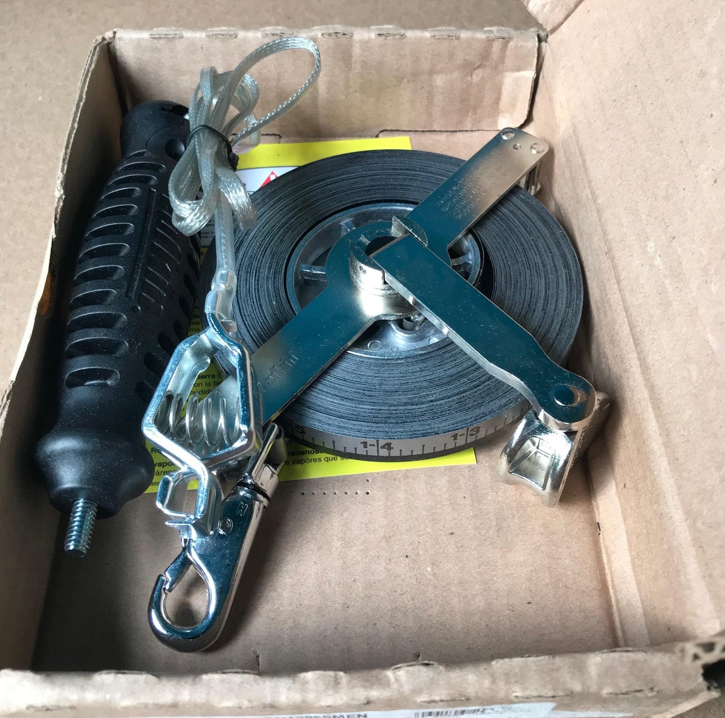 LUFKIN CN1295SMEN BLADE TAPE OIL GAG.1/2" x 23m/75' Metric Chrome Clad® FREESHIP