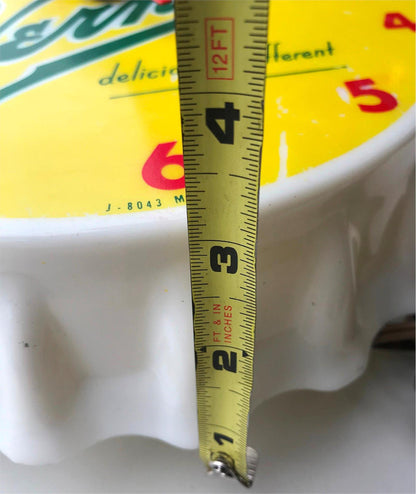 60s ORIGINAL VINTAGE VERNORS DETROIT GINGER ALE WALL CLOCK WATCH VIDEO FREE SHIP