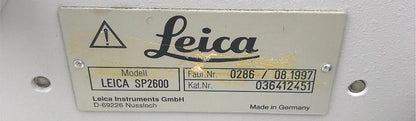 REICHERT LEICA SM2600 SLEDGE POLYCUT ULTRAMILLER MICROTOME for SM2500 FREE SHIP