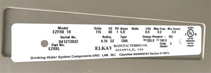 ELKAY EZFS8 WALL MOUNT ADA COOLER 8GPH LIGHT GRAY GRANITE WALL BRACKET FREESHIP