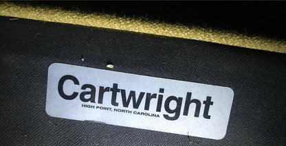 VINTAGE JACK CARTWRIGHT MODULAR 3 SECTIONAL FABRIC SOFA BLUE & MAROON FREE SHIP