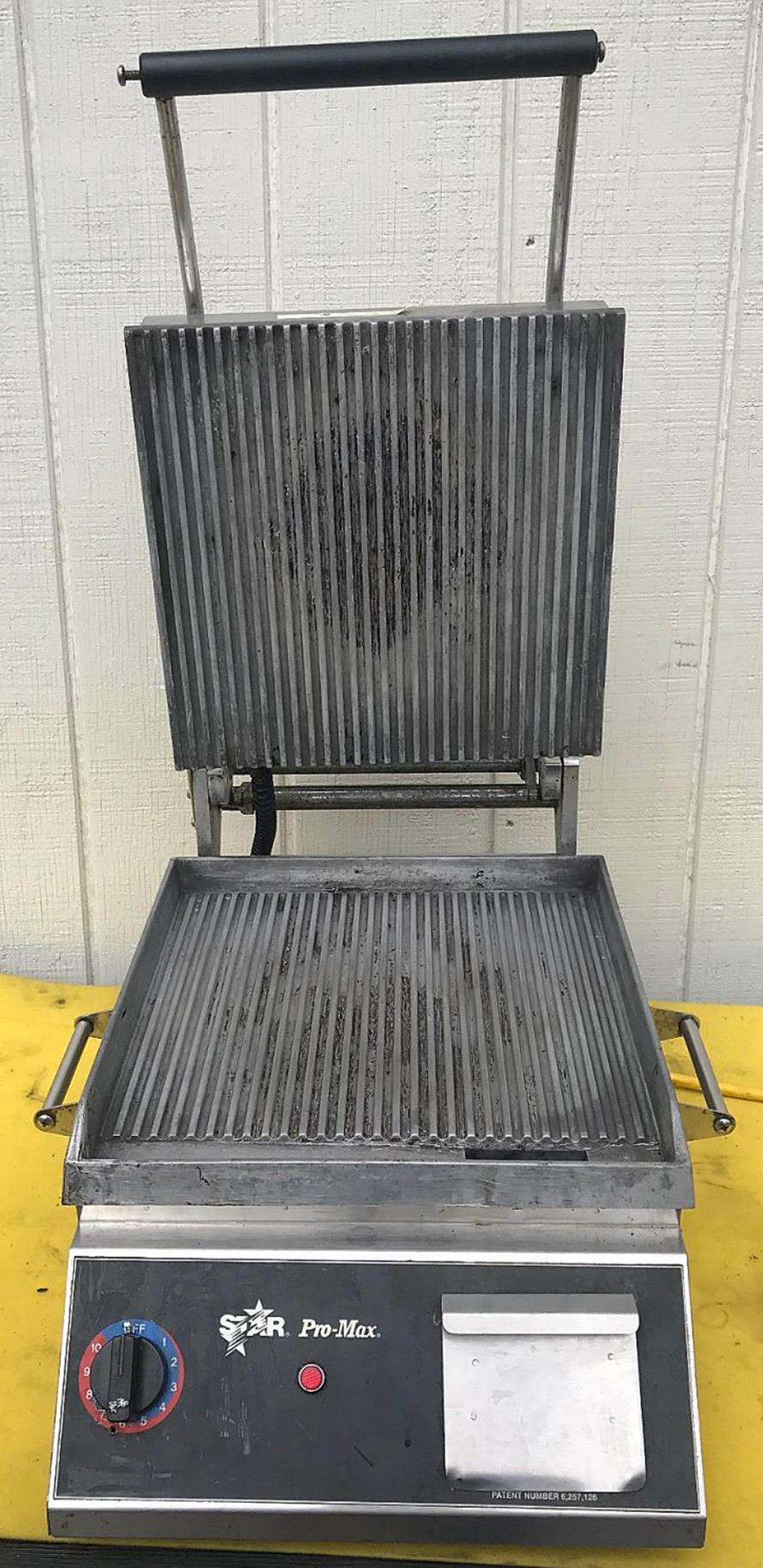 STAR PRO-MAX PANINI Two-Sided Sandwich GRILL TOASTER MODEL CG14 FREE SHIPPING