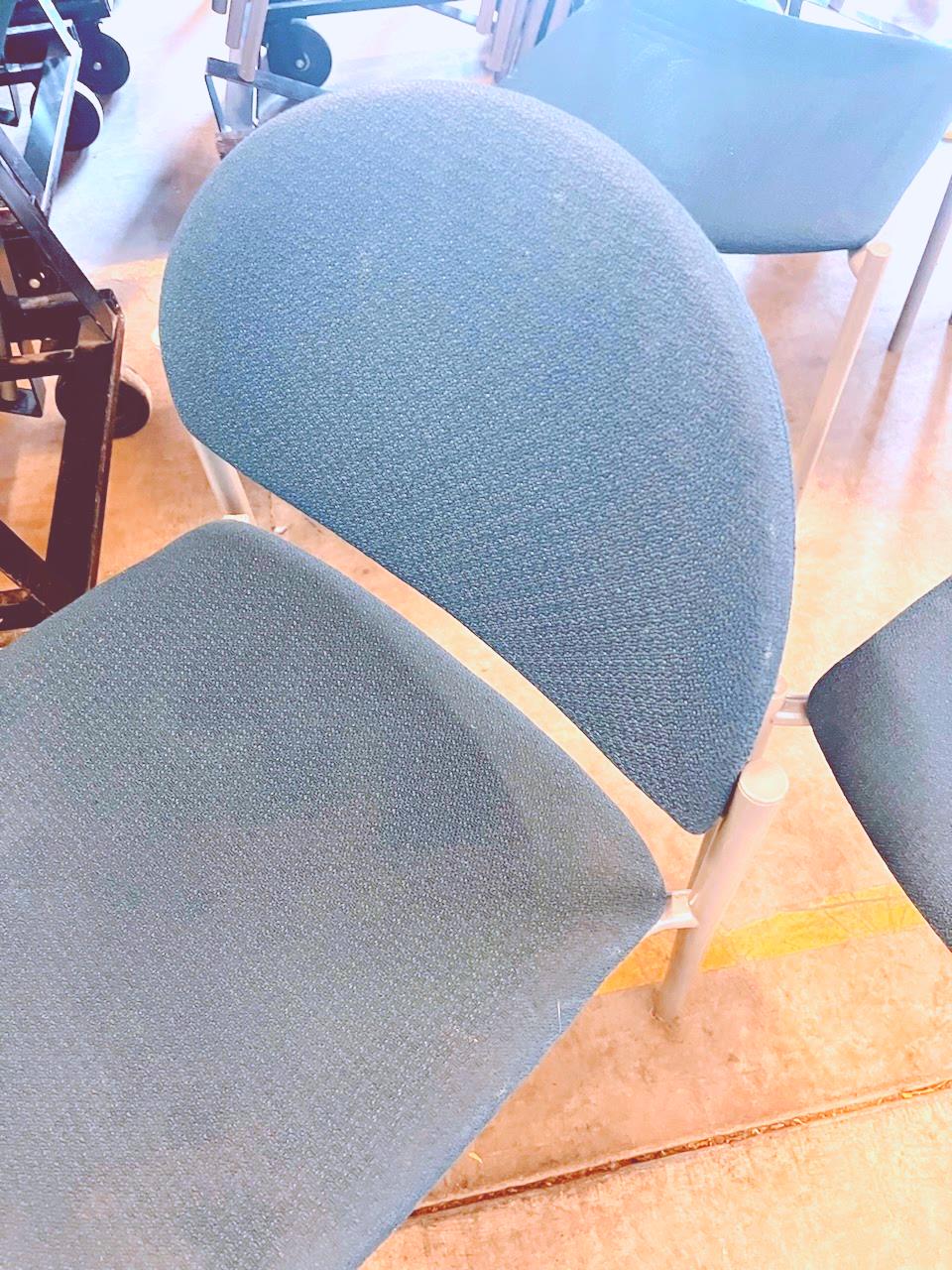 32 UNITS - TWO RACKS of 16 VERSA KI STACKABLE CHAIRS RACK ON WHEELS FREE SHIP